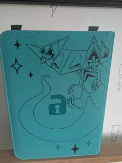 READ DESCRIPTION Vault X - 9 PocketZip Binder - Teal Pokemon Dreepy - Image 3