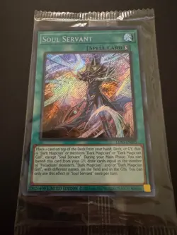 Soul Servant (LDS3-EN095) Limited Ed Secret Rare - Sealed/Mint - Yu-Gi-Oh! TCG - Image 1