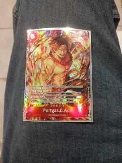 One Piece Illustration Box Vol. 5 Promo Portgas D. Ace ST15-005 SR English - Image 1