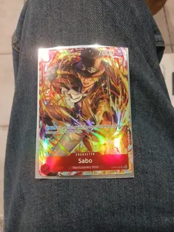 Sabo OP05-007 SR | One Piece TCG: Illustration Box Vol.5 English - Foil NM - Image 1