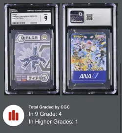 Dialga CGC 9 ANA Pokemon Pair Mini Card Promo Japanese TCG V Ex - Image 2