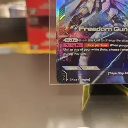 GD01-065 FREEDOM GUNDAM Newtype Challenge Champion ENGLISH | Gundam Card Game - Image 4