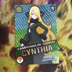 CARD POKEMON MASTER JOURNEYS 3R #E03 CYNTHIA 2023 TCG Foil Variant - Image 1
