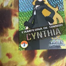 CARD POKEMON MASTER JOURNEYS 3R #E03 CYNTHIA 2023 TCG Foil Variant - Image 4