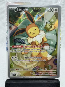 Pokemon Eevee SVP 173 Black Star Promo Sealed Holo Card Prismatic Evolutions ETB - Image 2