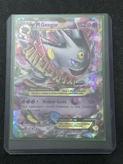 Pokemon M Gengar EX XY166 Black Star Promo Holo HP Holofoil Lightly Played - Image 1