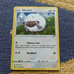 N-MINT! Wooloo SWSH011 Sword & Shield Black Star Promo Pokemon Card - Image 1