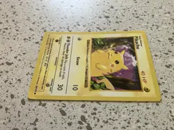 Pokemon TCG Pikachu Red Cheeks Base Set Shadowless 58/102 Regular Common 40HP - Image 1