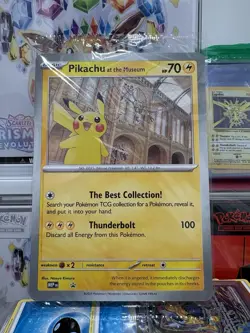 Pokemon TCG Pikachu at the Museum Promo NEW SEALED 🇺🇸🦅US SELLER 🇺🇸🦅 - Image 1