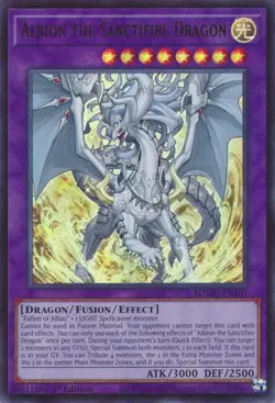 Albion the Sanctifire Dragon-Ultra Rare - 1St Edition - MZMU-EN101 - Maze of ... - Image 1