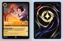Snow White #23/204 Lorcana Rise Of The Floodborn 2023 Disney Common TCG - Image 1