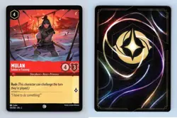 Mulan #117/204 Lorcana Rise Of The Floodborn 2023 Disney Common TCG - Image 1