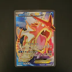 Pokemon Gyarados EX Ultra Rare Holo BREAKpoint 114/122 Basic Dragon Card - Image 1