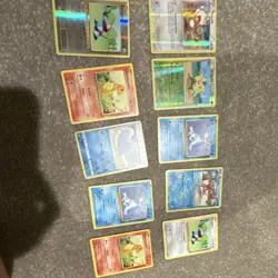 Pokemon TCG 2016 Card Lot 10 Meowth Quilladin Seel Krabby Porygon Holo Regular - Image 1