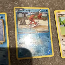 Pokemon TCG 2016 Card Lot 10 Meowth Quilladin Seel Krabby Porygon Holo Regular - Image 5