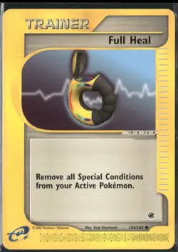 Full Heal 154/165 Expedition Base Set Pokemon English Card (MP) - Image 1