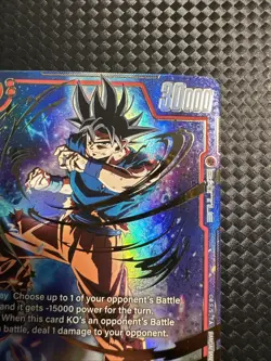 Son Goku SCR* Alt Art FB01-139 Secret Rare Dragon Ball Fusion World Card English - Image 3