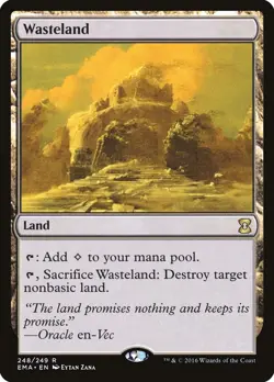 Wasteland Eternal Masters Regular Playtest Stand-in Card - Image 1