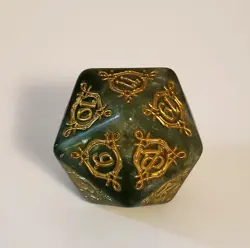 Life Counter LORD OF THE RINGS Oversized D20 Spindown Dice Die LOTR MTG Bundle - Image 3