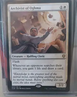 MTG Archivist of Oghma, NM-Mint, English Commander Legends: Battle for Baldur's - Image 1