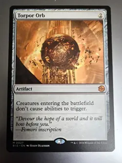 Magic the Gathering #27 Torpor Orb - Image 1