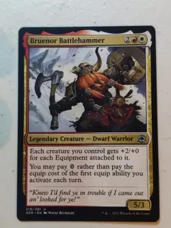 Bruenor Battlehammer Adventures in the Forgotten Realms Regular MTG - Image 1