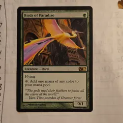 Birds of Paradise Core Set 2012 Regular Green Creature Wizards English - Image 1