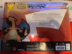 Pokemon TCG Celebrations Collection Box - Lance's Charizard V / New Sealed 820650809392 - Image 2