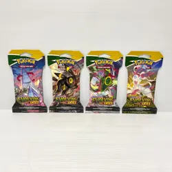 Evolving Skies 4x Sleeved Booster Blister Pack Art Set - Pokemon - Sealed - Image 1