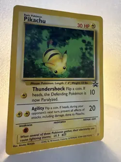 Pokemon TCG Pikachu Pikachu World Collection 27 Regular Promo Promo HP WOW - Image 1
