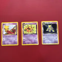 Pokemon TCG: Dark Alakazam 1/82 - Unlimited Holo Rare - Team Rocket - *MP* - Image 1