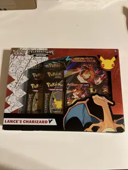 Pokemon 25th Anniversary Celebrations Lance's Charizard V Collection - READ - Image 1