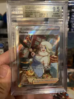 Pokemon 2023 Crown Zenith Full Art Trainer MELONY #GG64 - Image 2