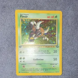 Pokemon Jungle Pinsir 1st Edition Holo Rare 9/64 1999 Pokemon - Image 1