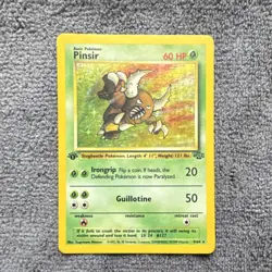 Pokemon Jungle Pinsir 1st Edition Holo Rare 9/64 1999 Pokemon - Image 2
