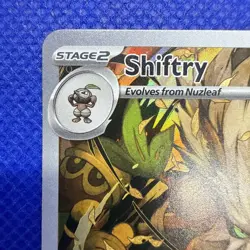 Pokemon SV SV05 Temporal Forces Shiftry 163/162 Illustration Rare IR NM - Image 2