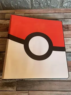 Ultra Pro Pokemon Poke-ball 3 ring Binder 9 Pocket VINTAGE - Image 1