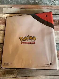 Ultra Pro Pokemon Poke-ball 3 ring Binder 9 Pocket VINTAGE - Image 2