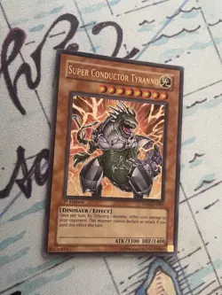 Yugioh! Super Conductor Tyranno SD09-EN001 1st Edition Ultra Rare Near Mint - Image 2