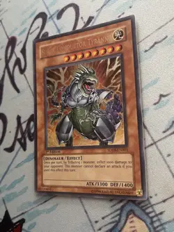 Yugioh! Super Conductor Tyranno SD09-EN001 1st Edition Ultra Rare Near Mint - Image 3