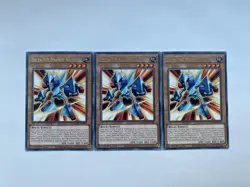 3 x MZMU-EN085 - Delta the Magnet Warrior Rare 1st Ed Playset YuGiOh - Image 1