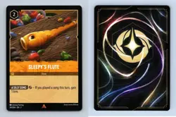 Sleepy's Flute #34/204 Lorcana Rise Of The Floodborn 2023 Disney Rare TCG - Image 1