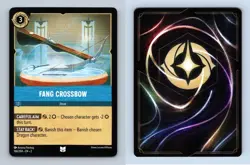 Fang Crossbow #166/204 Lorcana Rise Of The Floodborn 2023 Disney Uncommon TCG - Image 1