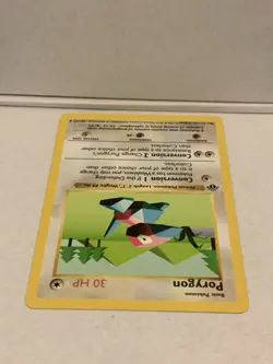 1st Edition Shadowless Porygon 39/102 Pokemon Card / Base set 1999 WOTC (1) - Image 3