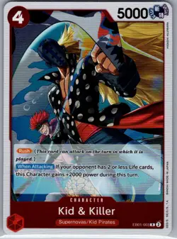 Kid & Killer EB01-003 Extra Booster: Memorial Collection - One Piece Card - NM - Image 1