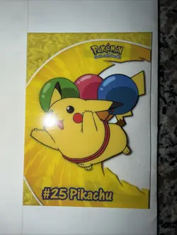2000 Topps Pokemon Pikachu PC1 #25 TV Animation Clear Card - Image 2