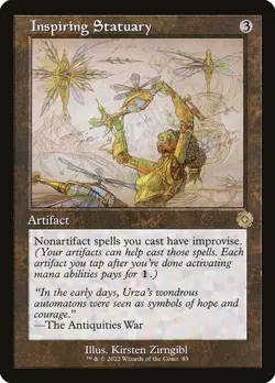 [MTG] Inspiring Statuary (Retro Frame) (085) (BRR) NM - Image 1