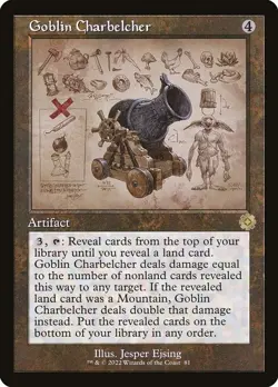[MTG] Goblin Charbelcher (Retro Frame) (081) (BRR) NM - Image 1