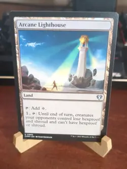 MTG: Arcane Lighthouse #985, NM Uncommon Commander Masters Land Card!! - Image 1