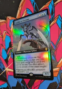 MTG *FOIL EXTENDED ART* Dominaria United Rare DEFILER OF DREAMS NM - Image 1